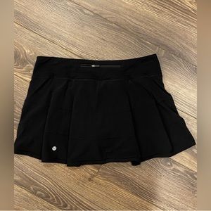 black pace rival mid-rise skirt lululemon